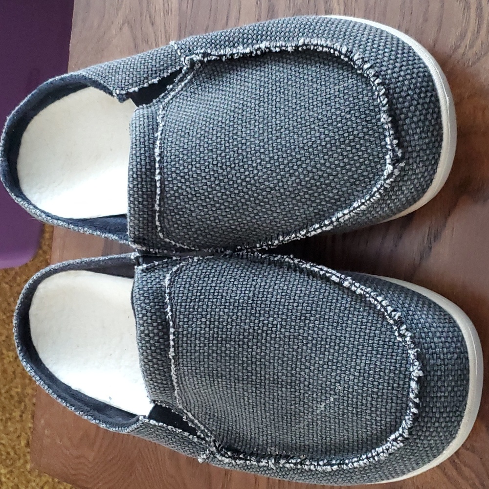 Denim mules